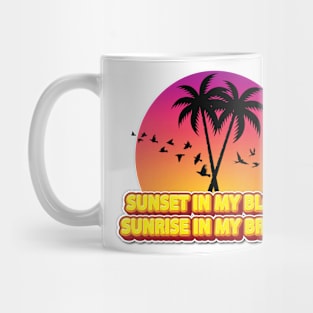 Sunset In My Blood Mug